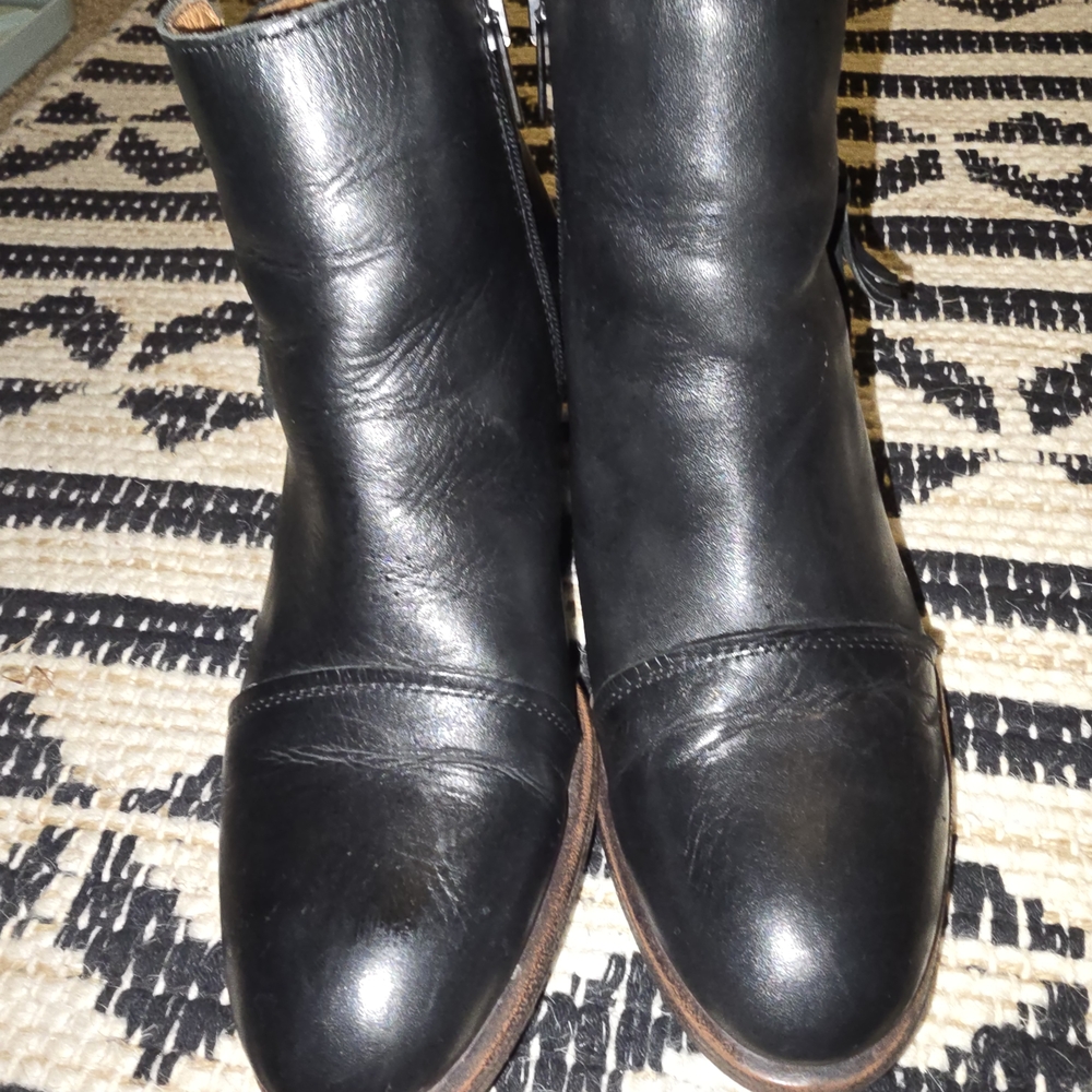 Pikolinos Leather Ankle Boots - Pompeya, Black, Size 8 - Picture 2 of 6